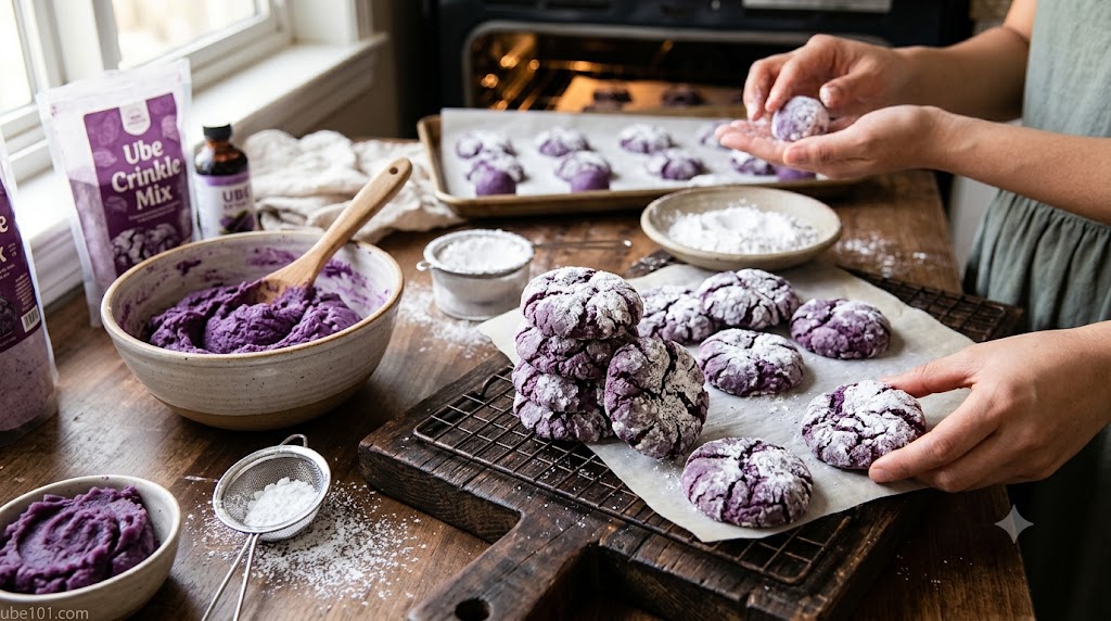 Ube Crinkles: The Purple Cookie That Started the Ube Craze in America